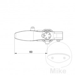 Short thumb brake master cylinder 772.02.88