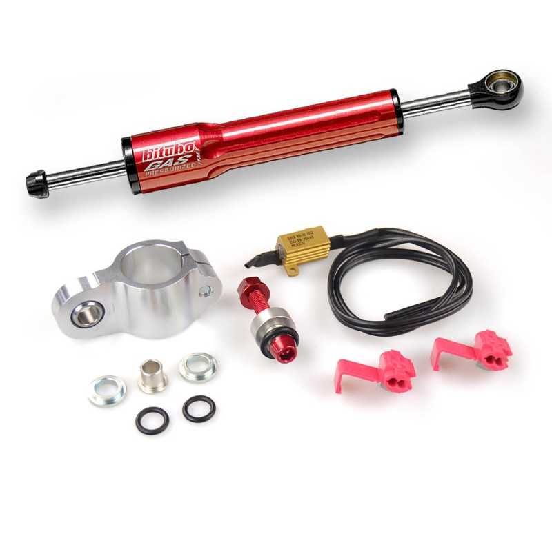 BITUBO Amortiguador de dirección rojo KIT110A1 59753