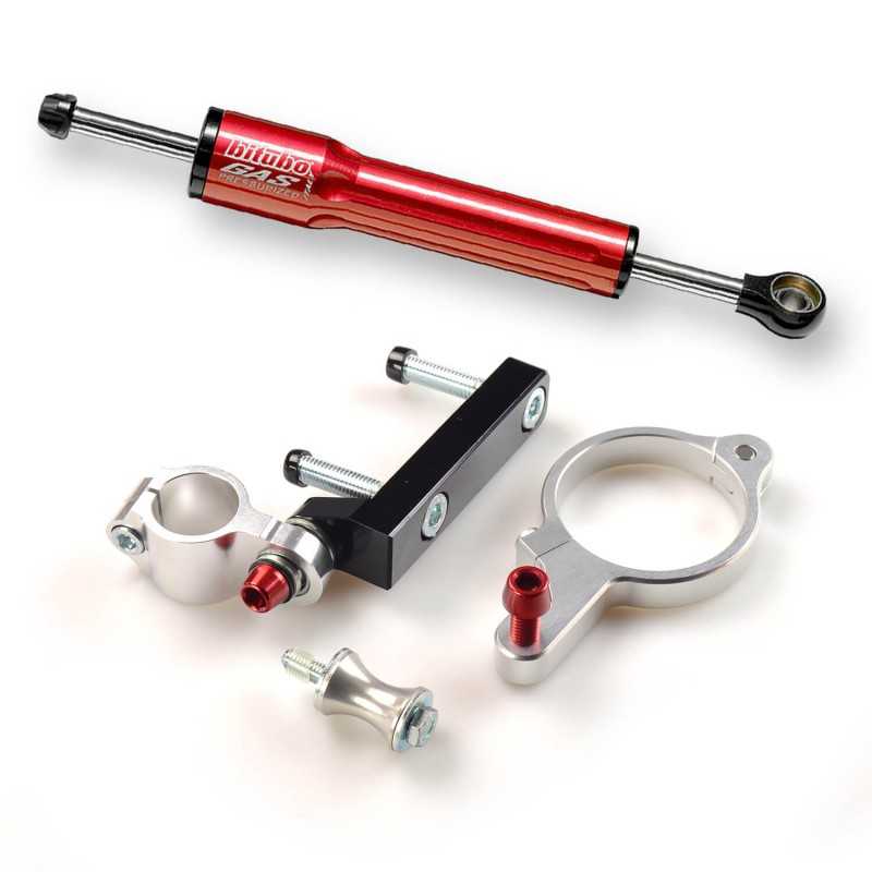 BITUBO Amortiguador de dirección rojo KIT116A1 59759