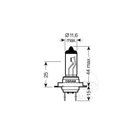OSRAM halogen bulb H7 24V 70W
TRUCKSTAR PRO 159.00.15