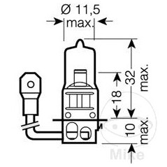 OSRAM halogen bulb H3 24V 70W 
TRUCKSTAR PRO 159.00.18