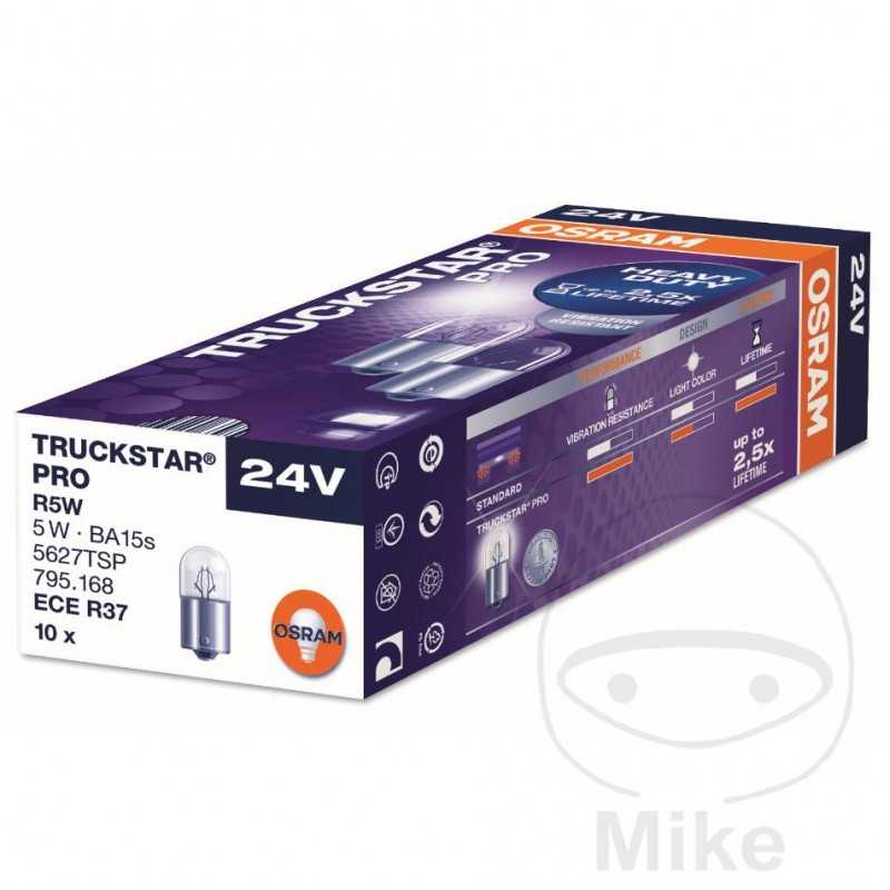 OSRAM halogen bulb 24V 5W BA15S 
TRUCKSTAR 159.00.20