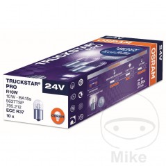 OSRAM Bombilla halógena 24V 10W BA15S 
TRUCKSTAR PRO 159.00.21