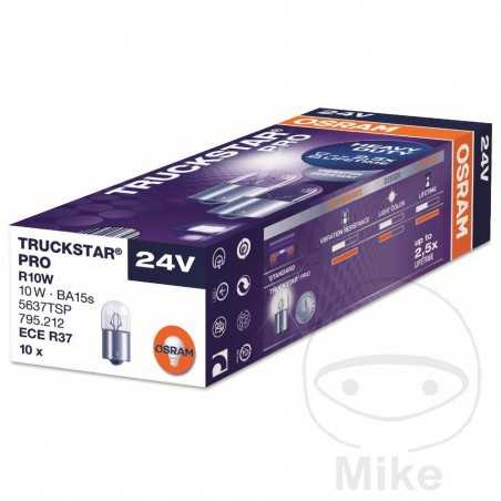 OSRAM Bombilla halógena 24V 10W BA15S 
TRUCKSTAR PRO 159.00.21
