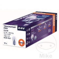 OSRAM Bombilla halógena 24V 21W BA15S 
TRUCKSTAR PRO 159.00.22