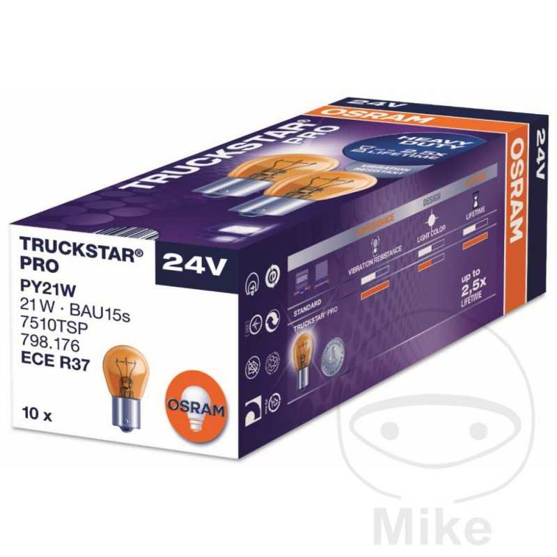 OSRAM halogen bulb 24V 21W BAU15S 
TRUCKSTAR PRO 159.00.23
