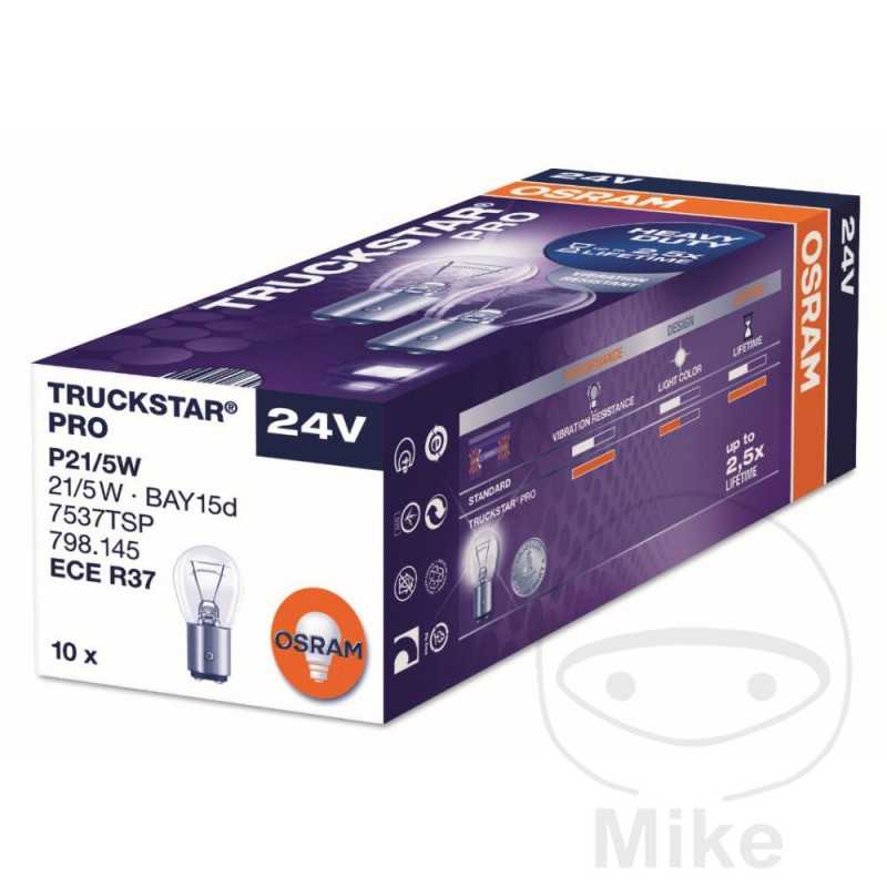 OSRAM halogen bulb 24V 21/5W BAY15D 
TRUCKSTAR PRO 159.00.26