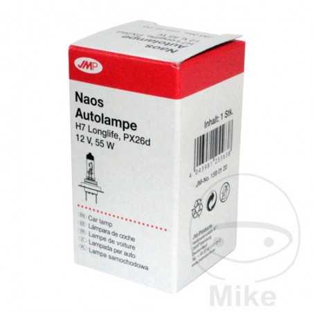 JMP Bombilla halógena 12V 55W H7 LONGLIFE NAOS 159.01.20