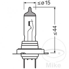OSRAM halogen bulb H7 12V 55W 
NIGHT BREAKER 200 159.02.74
