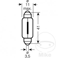 OSRAM halogen bulb 24V 5W SV8.5-8 ORIGINAL - FESTOON 159.04.88