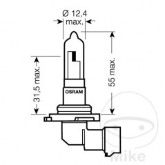 OSRAM halogen bulb HB3 12V 60W ORIGINAL 159.17.00