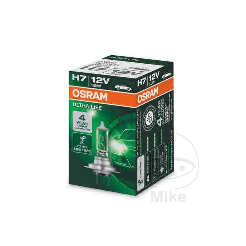 OSRAM halogen bulb H7 12V 55W 
ULTRA LIFE 159.12.70