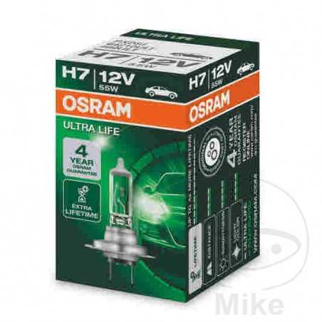 OSRAM Bombilla halógena H7 12V 55W 
ULTRA LIFE 159.12.70