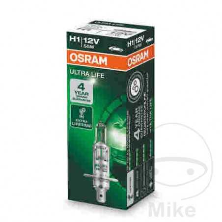OSRAM halogen bulb H1 12V 55W 
ULTRA LIFE 159.16.01