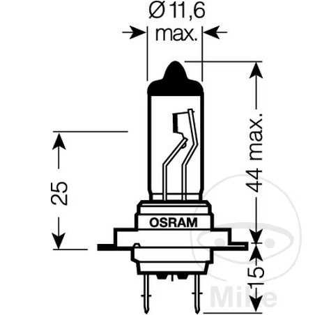 OSRAM halogen bulb H7 24V70W ORIGINAL 159.21.53