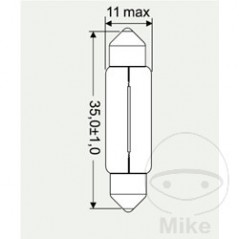 JMP halogen bulb 6V 5W 
SV8.5-8 11 X 35 MM FESTON 705.08.61