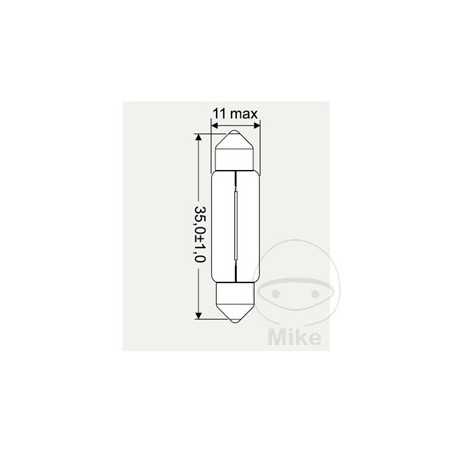 JMP halogen bulb 6V 5W 
SV8.5-8 11 X 35 MM FESTON 705.08.61