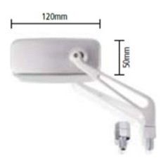 PUIG Espejo retrovisor derecho rosca M8 modelo MT aluminio 4308