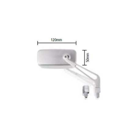 PUIG Espejo retrovisor derecho rosca M8 modelo MT aluminio 4308