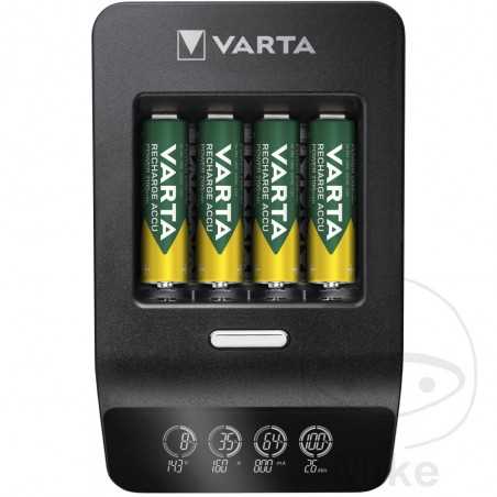 VARTA Charger with 4 rechargeable batteries LCD ULTRA FAST AA 2100 MAH 156.00.45