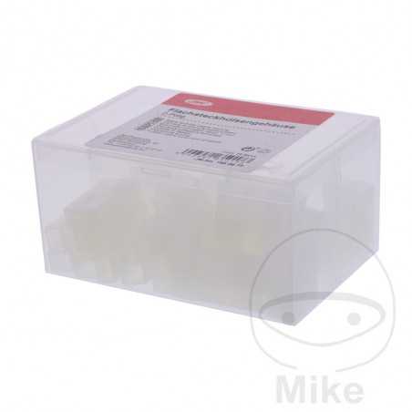 JMP Pack 25 carcasas hembra para enchufe plano 2 polos ALTN: 1580347 158.08.73