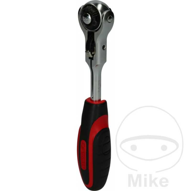 T-Handle Swivel Head Ratchet 1/4 605.06.34