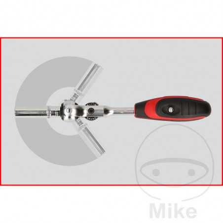 Rotating Handle Ratchet T 3/8 Z 605.08.09