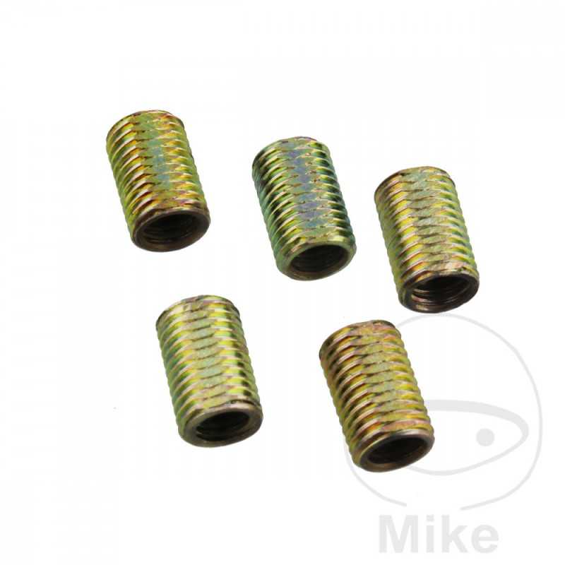 Pack 1005 threaded bushings M6 12 MM 6370026 637.00.28