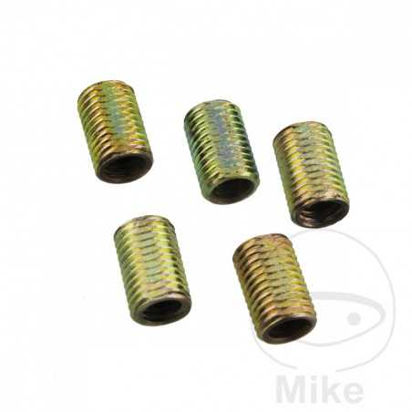Pack 1005 threaded bushings M6 12 MM 6370026 637.00.28