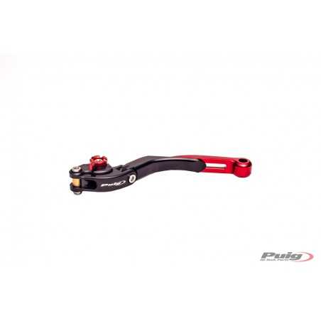 Clutch handle, black body extendible red