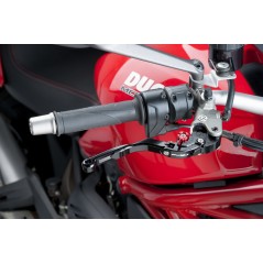 Right handle for brake, black body extendible black