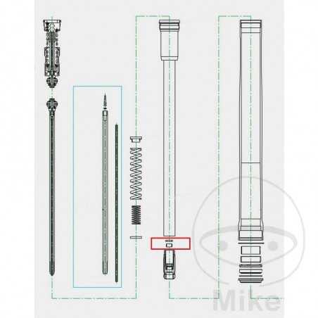 KAYABA Motorcycle fork complete cap 773.10.90