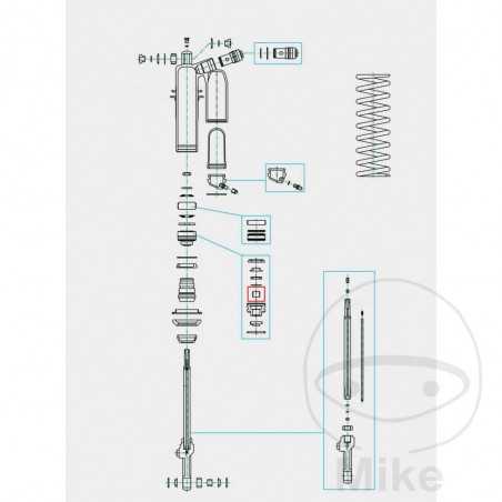 KAYABA Replacement front shock absorber bushing 14 MM 773.11.84