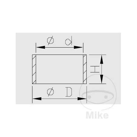 KAYABA Casquillo de amortiguador 18X20X1.5 MM 773.05.84