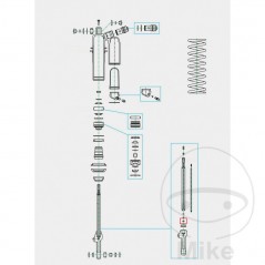 KAYABA bushing for piston rod
Shock absorber INOX 18 MM 773.12.02