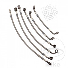 Kit 6 metal rear brake lines 757.01.03