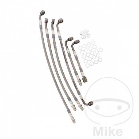 Kit 6 metal rear brake lines 757.01.07