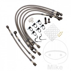 Kit 7 metal rear brake lines 757.01.10