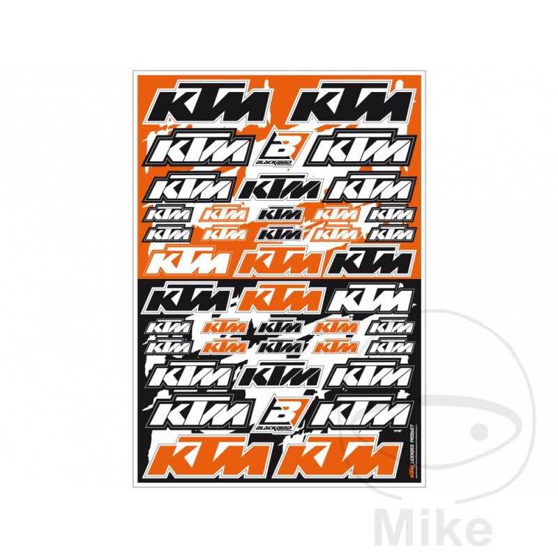 BLACKBIRD RACING Kit pegatinas adhesivos logos SPONSOR KTM 711.10.52