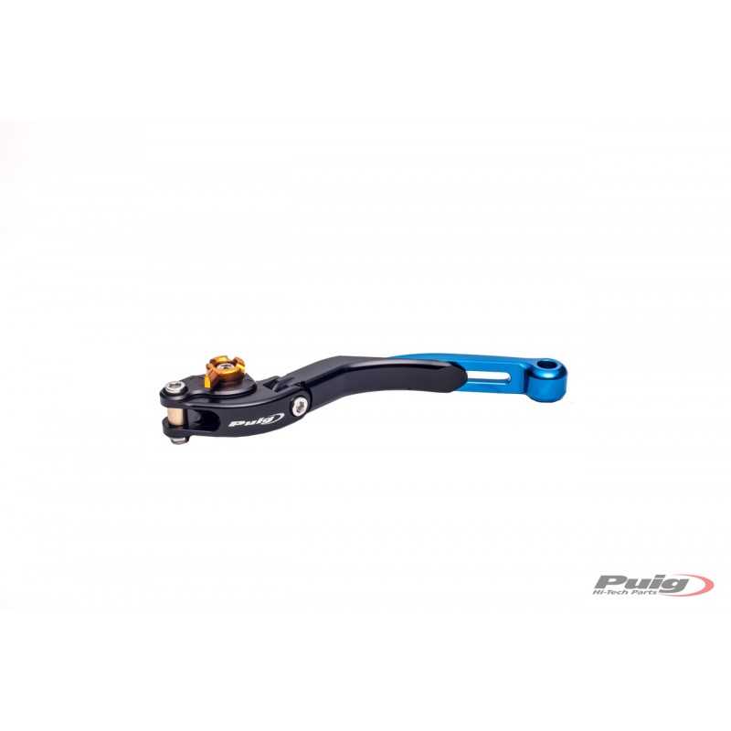 PUIG Maneta embrague cuerpo NEGRO extensible AZUL 24AN