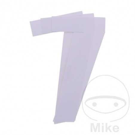 BLACKBIRD RACING 3 pack stickers number 7 for motorcycle 13X7 CM 711.24.49