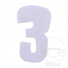 BLACKBIRD RACING Pack 3 stickers number for motorcycle 16X7.5 CM 711.24.55