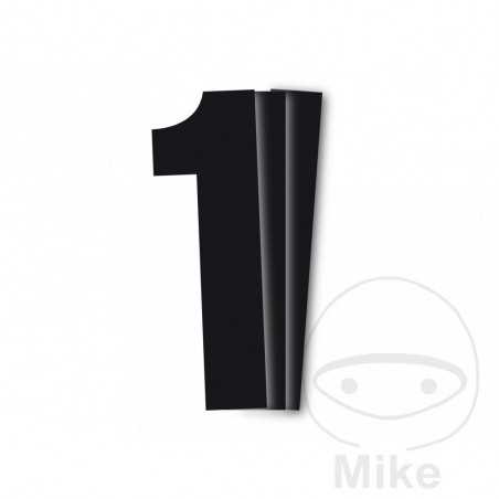 BLACKBIRD RACING 3 pack stickers number 1 for motorcycle 13X7 CM 711.24.64