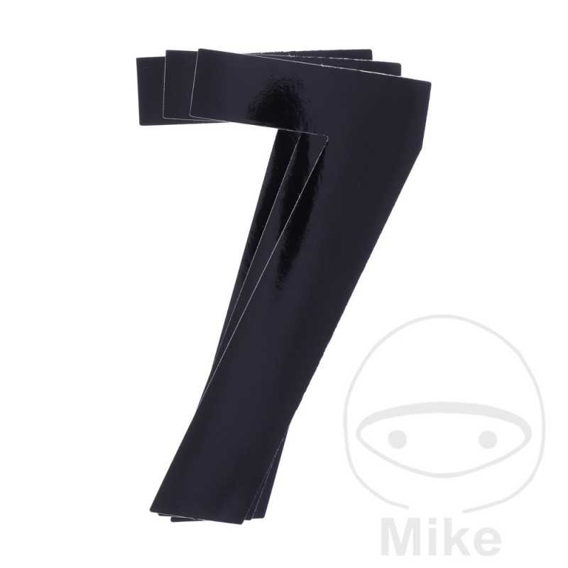 BLACKBIRD RACING 3 pack stickers number 7 for motorcycle 13X7 CM 711.24.71