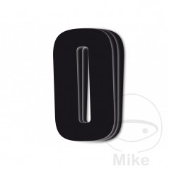 BLACKBIRD RACING Pack 3 pegatinas número 0 para moto 16X7.5 CM 711.24.75