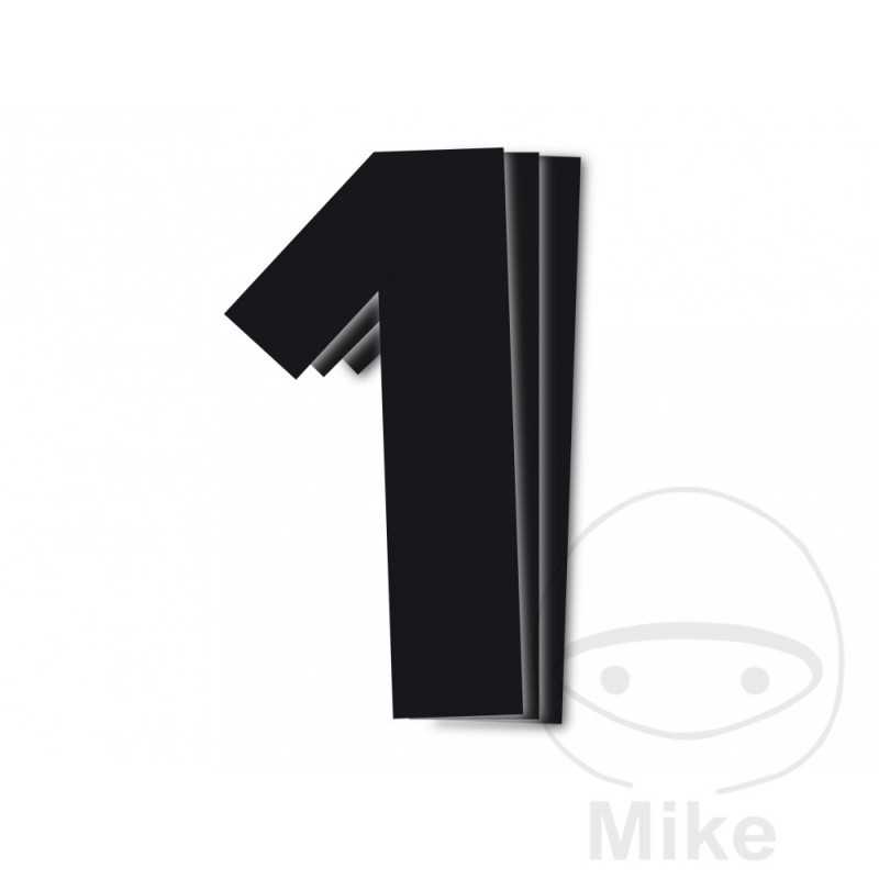 BLACKBIRD RACING 3 pack stickers number 1 for motorcycle 16X7.5 CM 711.24.76