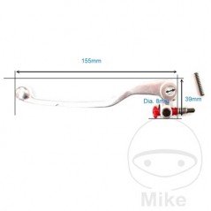 JMP Forged aluminum clutch lever 730.13.85