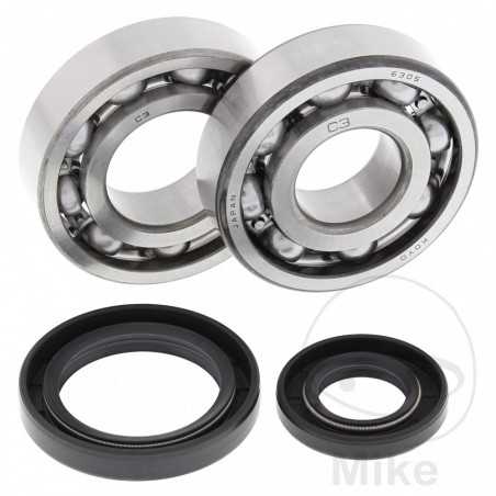 ALL BALLS Set of crankshaft bearings with seals 756.24.29