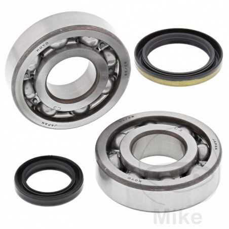 ALL BALLS Set of crankshaft bearings with seals 756.24.36