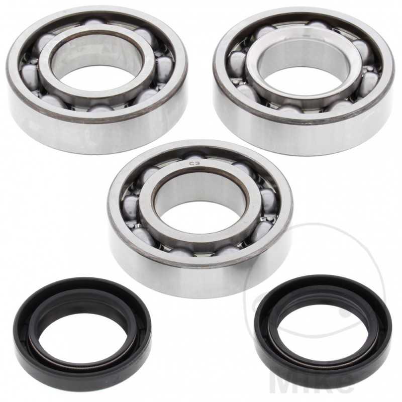 ALL BALLS Set of crankshaft bearings with seals 756.24.48